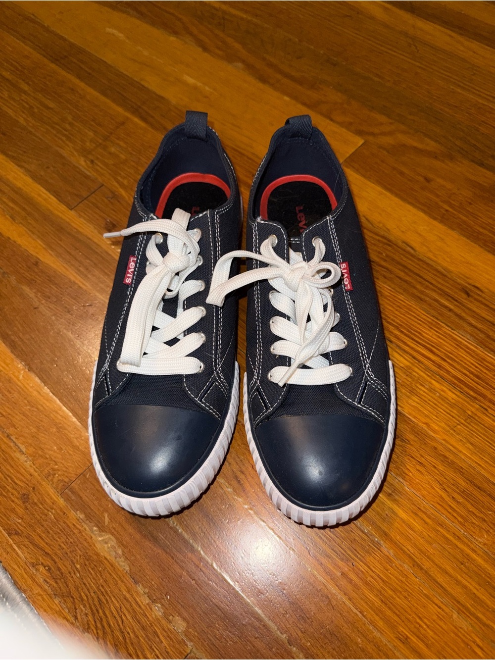 Levi's Women’s Navy Canvas Low-Top Sneakers